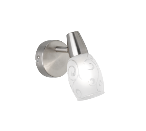 Colmar spotlight 1-pc E14 brushed steel — R80021007