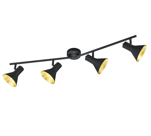 Nina spotlight 4-pc E14 black — R80164002