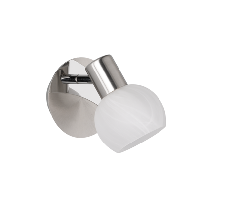 Antibes spotlight 1-pc E14 brushed steel — R80171007