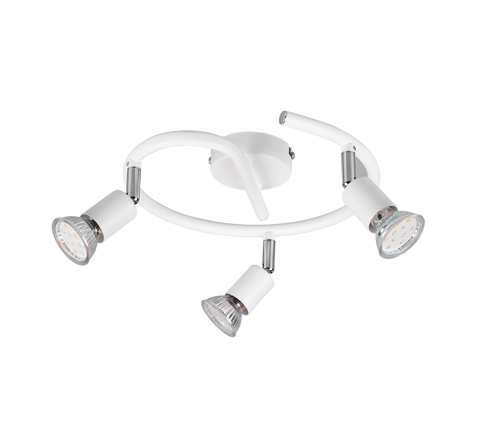 Paris spotlight 3-pc GU10 matt white — R80913931
