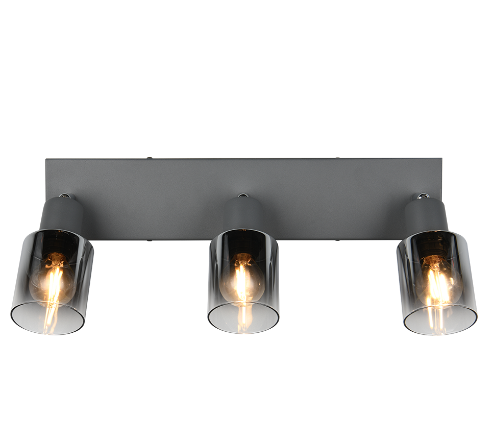 Cadiz spot 3-pc E14 anthracite/chrome plated — R81783042