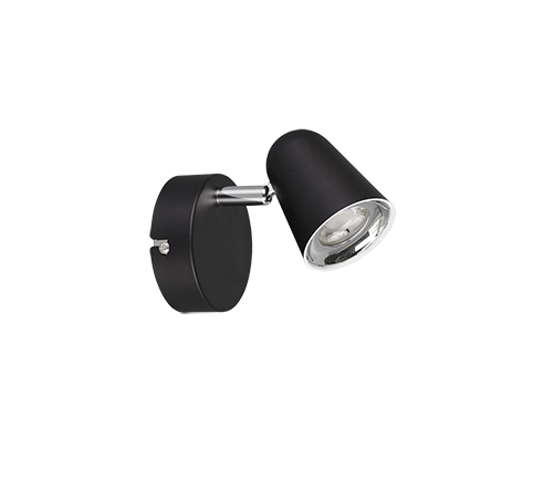 Toulouse LED spotlight 1-pc matt black — R82121132