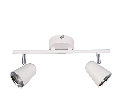 Toulouse LED spotlight 2-pc matt white — R82122131