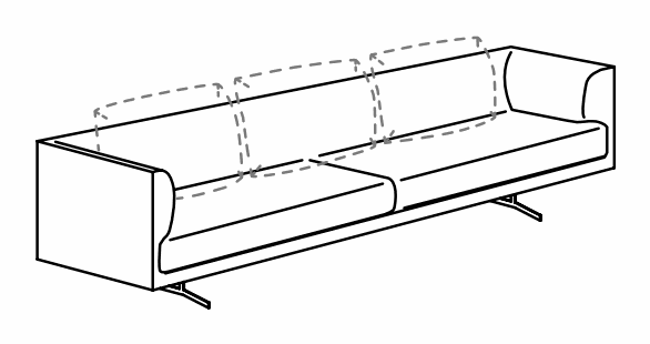Manufacturer technical drawing for DC2201; line illustration, not a product photograph.