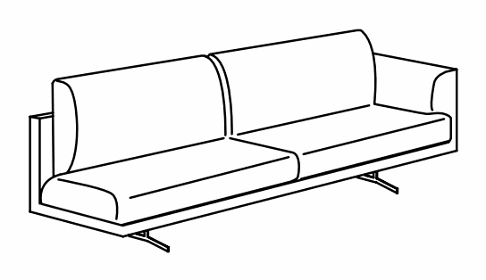 Manufacturer technical drawing for DC2TS1; line illustration, not a product photograph. The source illustrates the right-hand configuration. Order the handedness identified by this listing’s article code.
