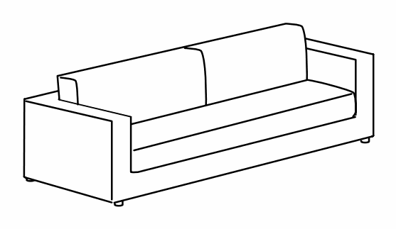 Manufacturer technical drawing for DCAS22; line illustration, not a product photograph.
