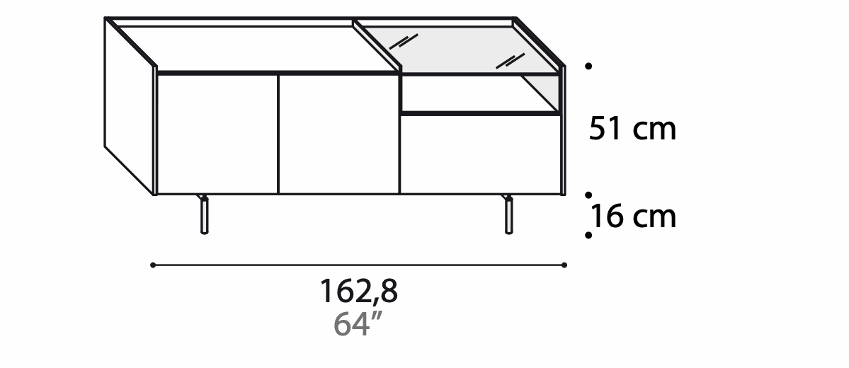 Manufacturer technical diagram of Alf DaFrè Diko PCD715 / PCD715A. Diagram is not a finish photograph.