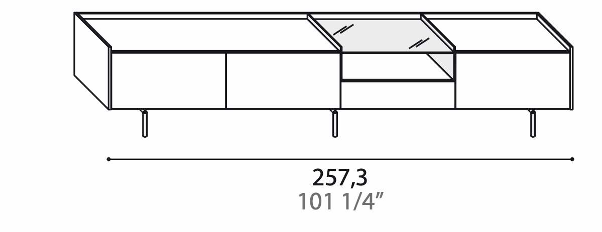 Manufacturer technical diagram of Alf DaFrè Diko PCD732 / PCD732A. Diagram is not a finish photograph.