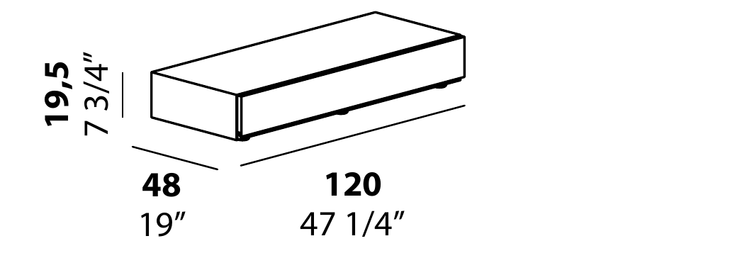 Technical diagram - Alf DaFre PNC005 drawer module only