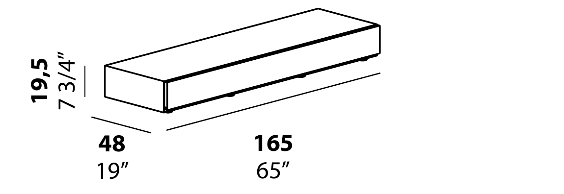 Technical diagram - Alf DaFre PNC008 drawer module only