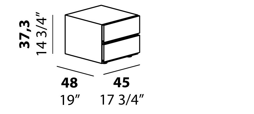 Technical diagram - Alf DaFre PNC019 drawer module only