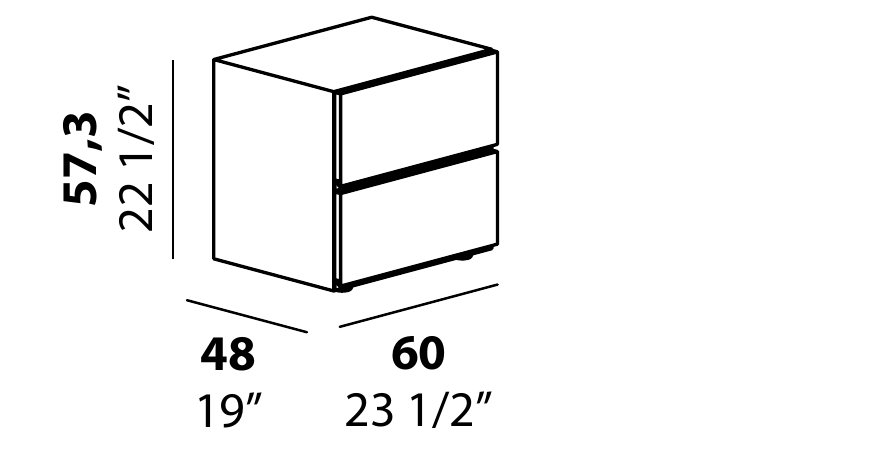 Technical diagram - Alf DaFre PNC026 drawer module only