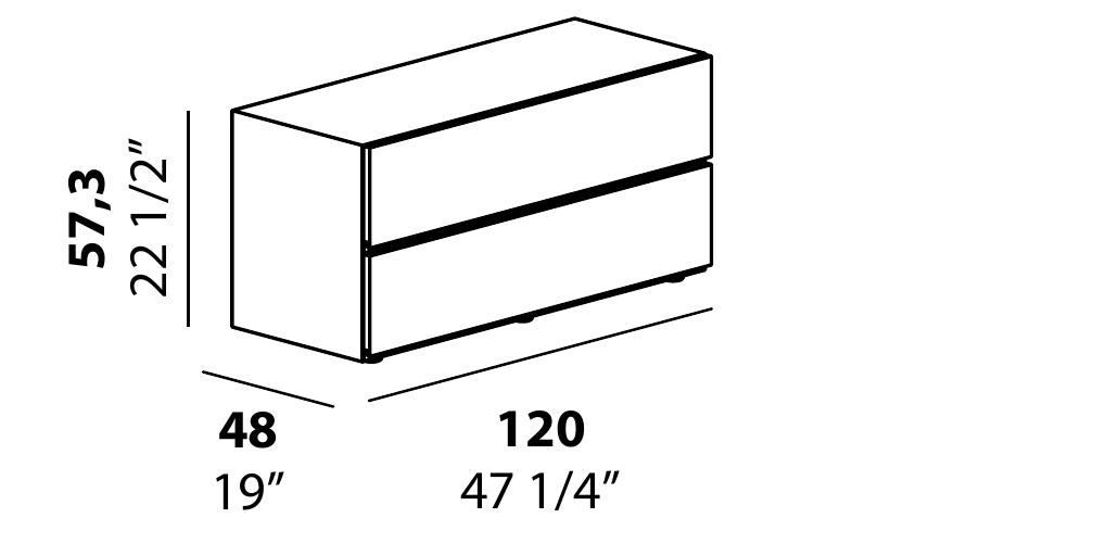 Technical diagram - Alf DaFre PNC028 drawer module only