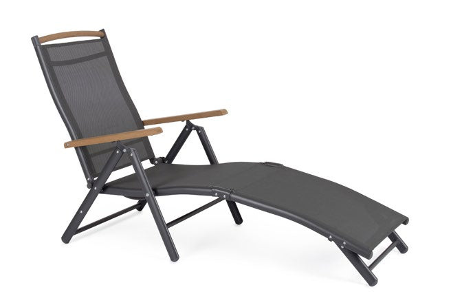 Bizzotto Steamer Niagara Dark Grey Armchair, article 0663899