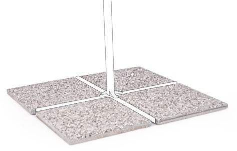 Bizzotto Cement Gravel Base SET4, article 0795045