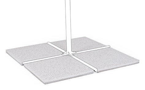 Bizzotto White Mix Cement Base SET4, article 0795657