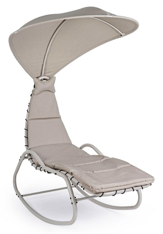Bizzotto Baffin Ivory Rocking Chaise — article 0790205