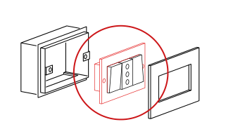 Bolzan Wall System Socket Hole — manufacturer image or catalogue diagram