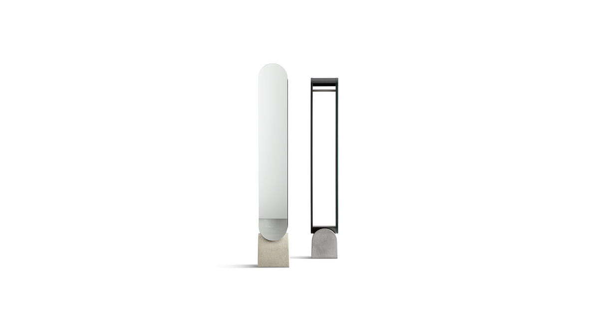 Bonaldo Vague mirror — manufacturer photograph, illustrative finish