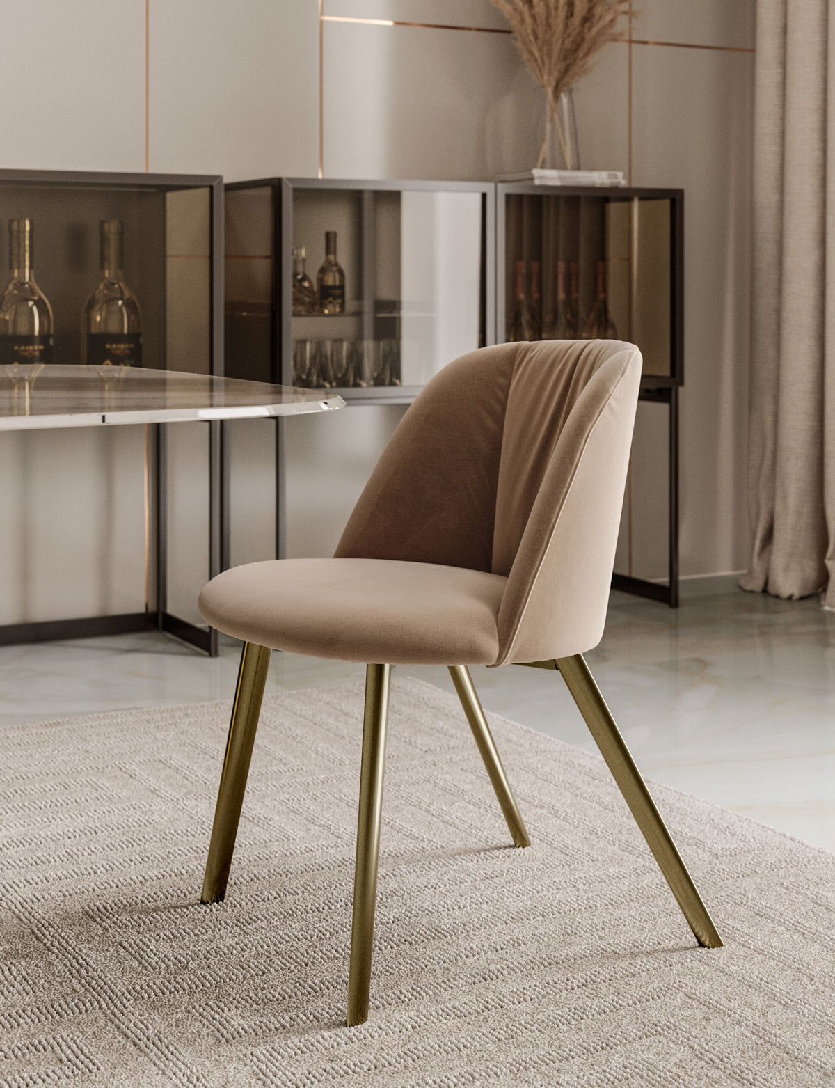 Bontempi Agatha Metal Chair — manufacturer photograph; AGATHA 34.93_M328_VN01_ELVIS 15.55_M028_C159