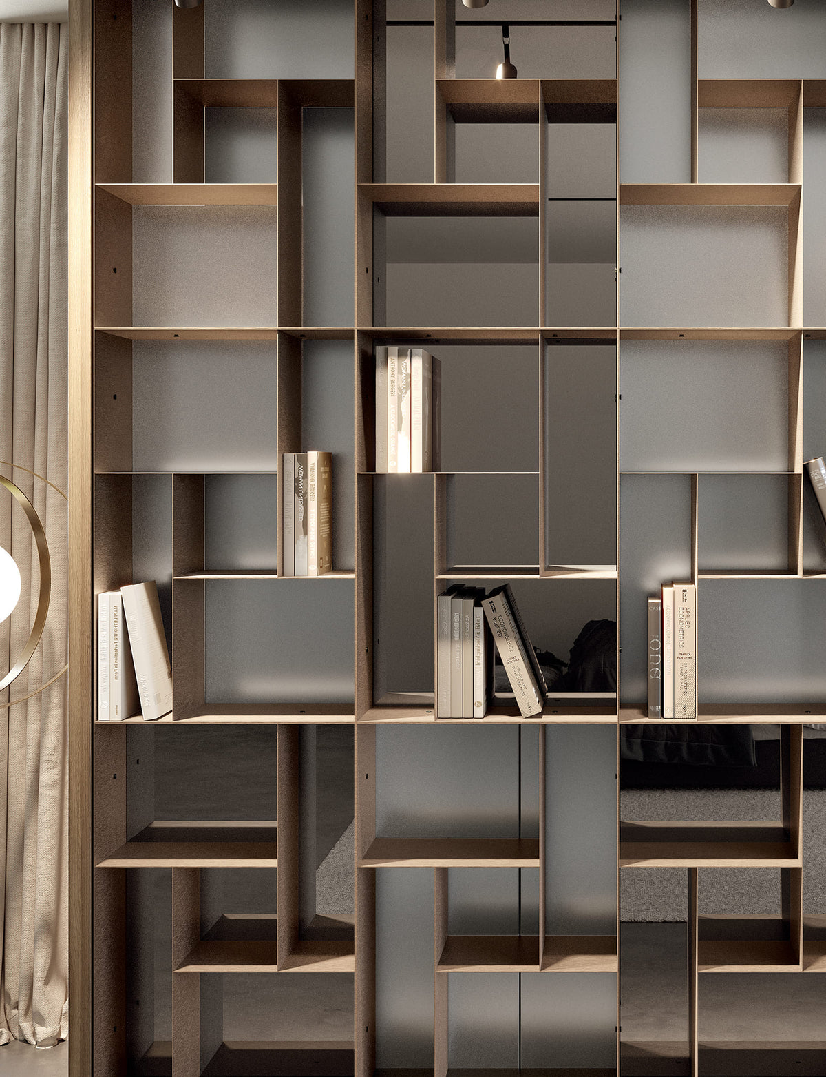 Bontempi Atena Bookcase Component — manufacturer photograph; ATENA 16 31 M028 ATENA 16 32 M028 C301 ATENA 16 35 M028 2