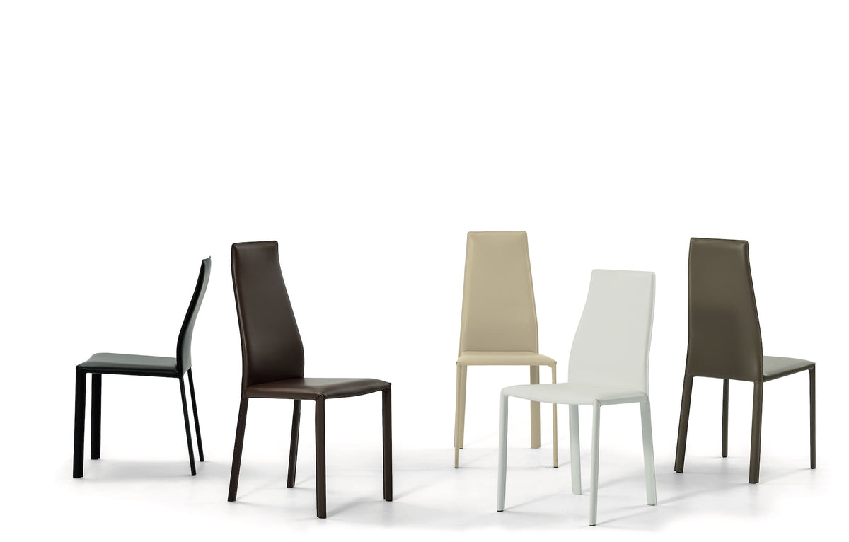 Bontempi Dalila Dining Chair — manufacturer photograph; DALILA_40-82Q400_DALILA_40-83Q439DALILA_40-83Q406_DALILA_40-82Q429_DALILA_40-83Q437