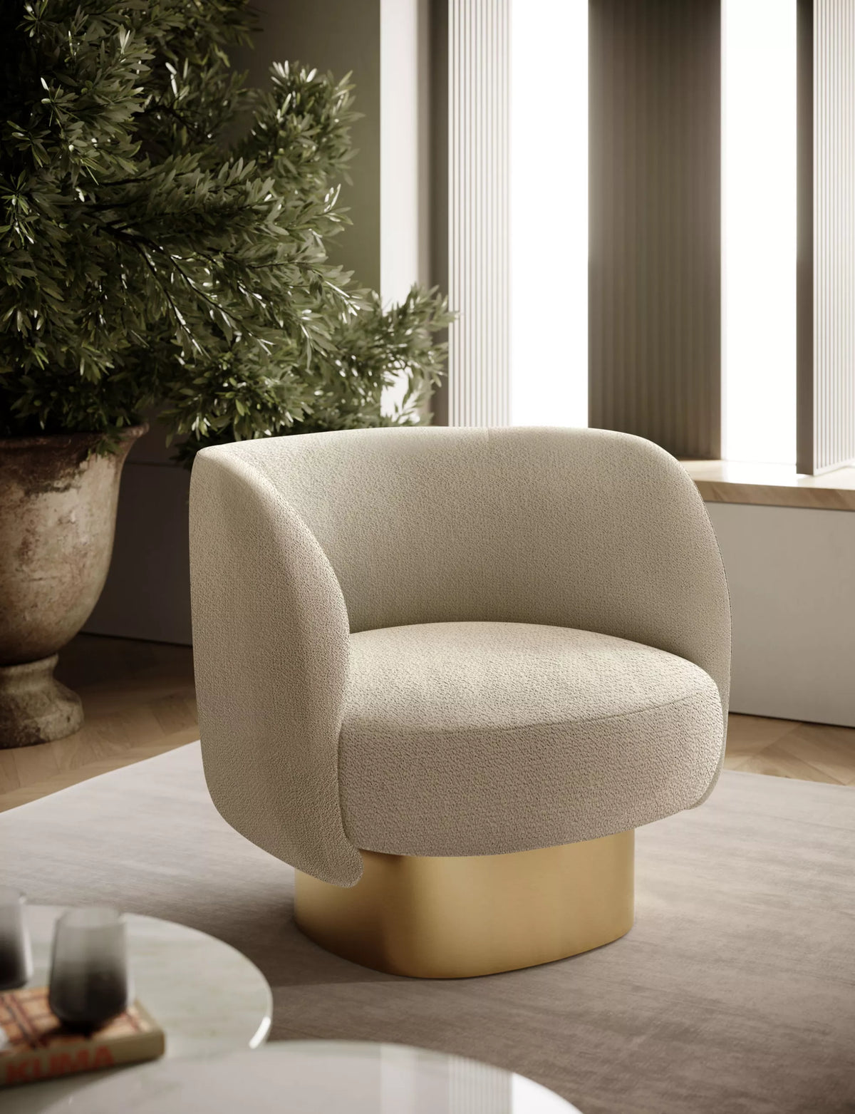Bontempi Doris Armchair — manufacturer photograph; DORIS_DOR000101_M325_TESO001