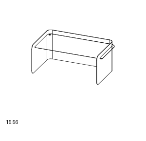 Bontempi Elvis Optional Shelf — manufacturer catalogue drawings with article references