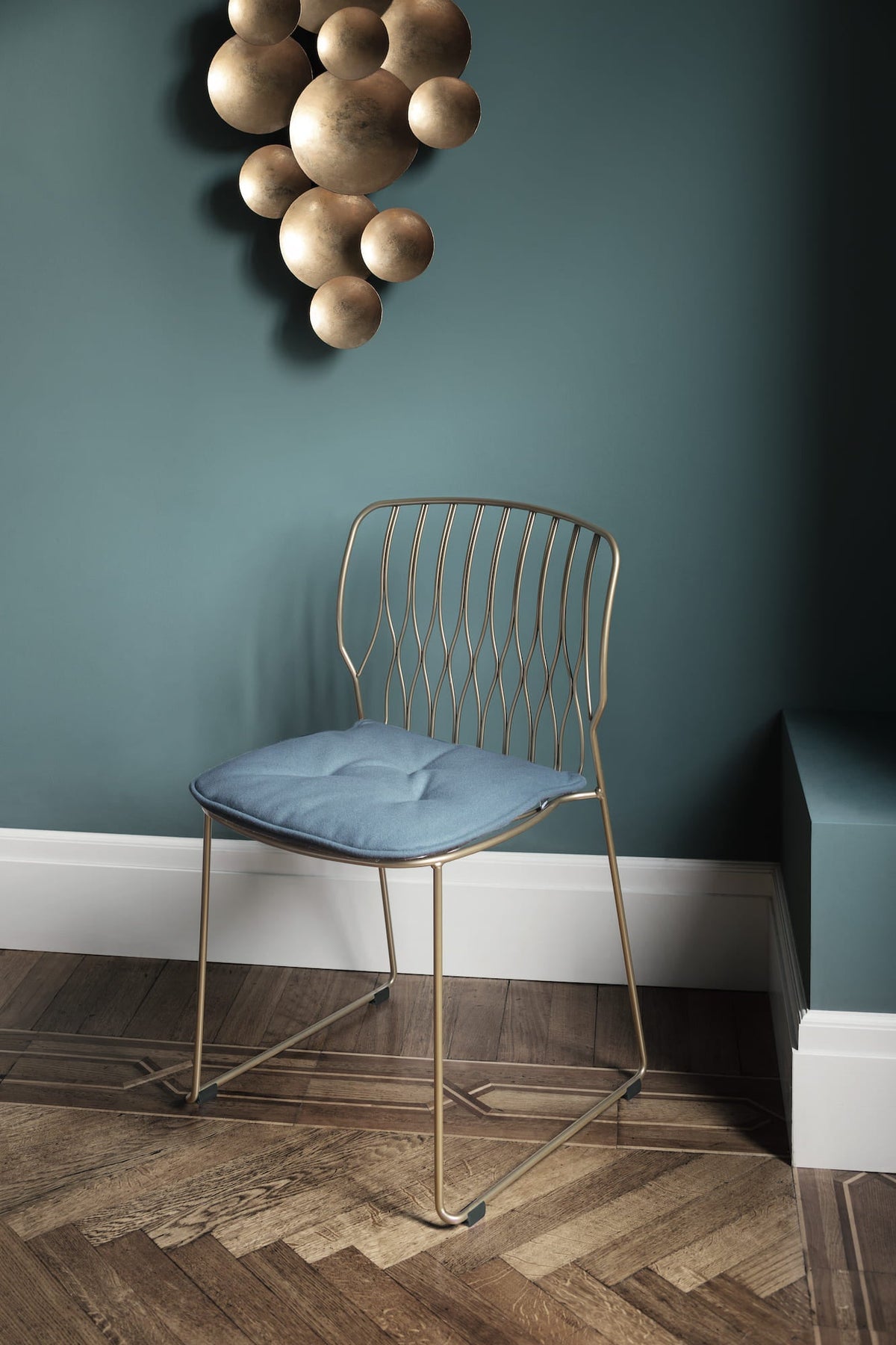 Bontempi Freak Dining Chair — manufacturer photograph; FREAK_34-02M328_FREAK_34-02CUSTN005