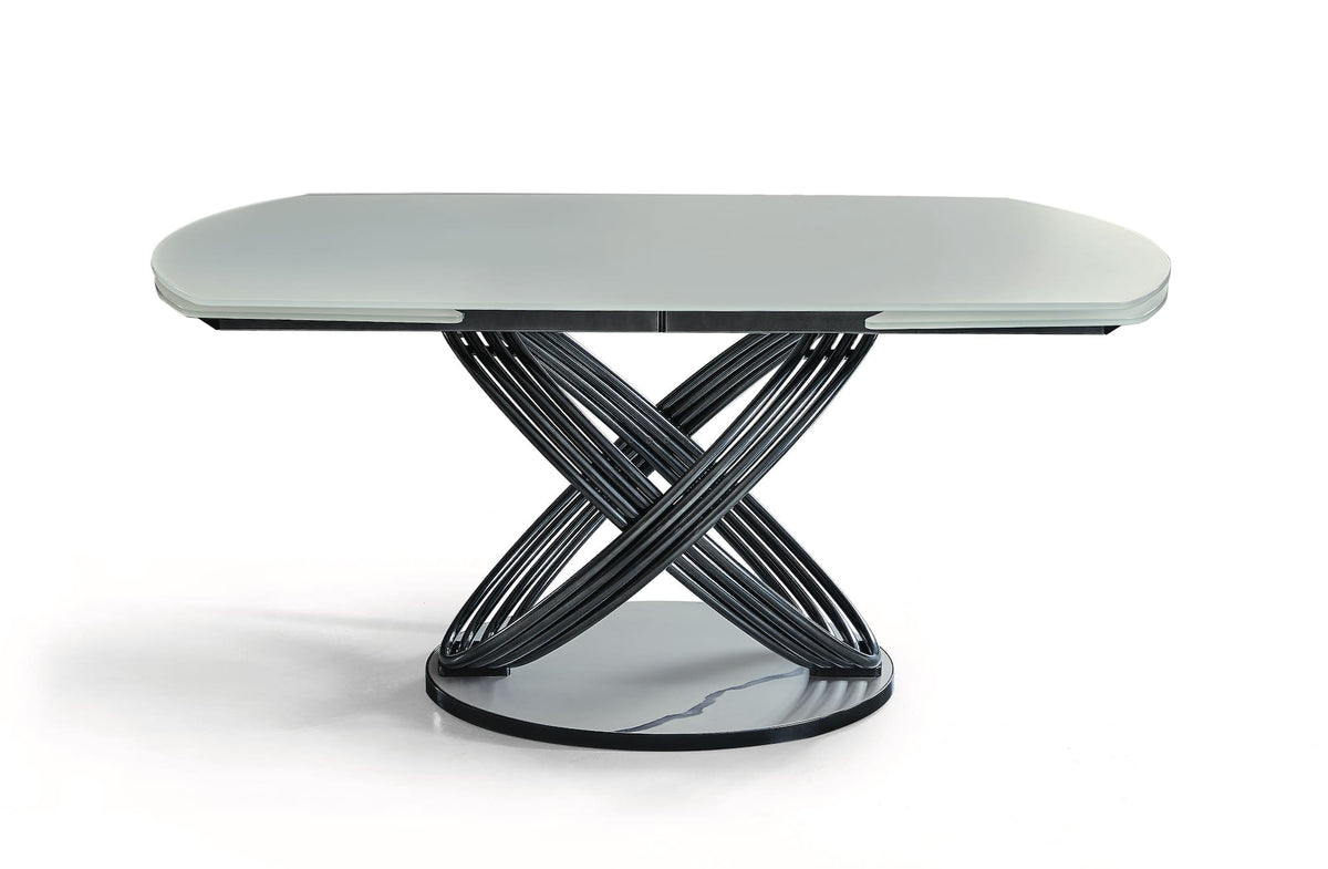 Bontempi Fusion Dining Table — manufacturer photograph; FUSION_52-06M326_CM007_C180S_KELLY_34-03L109_C310_TLU07 (1)