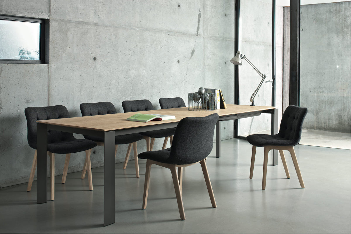 Bontempi Kuga Dining Chair — manufacturer photograph; PASCAL_20-08M301_L009_KUGA_40-37L109_TL009
