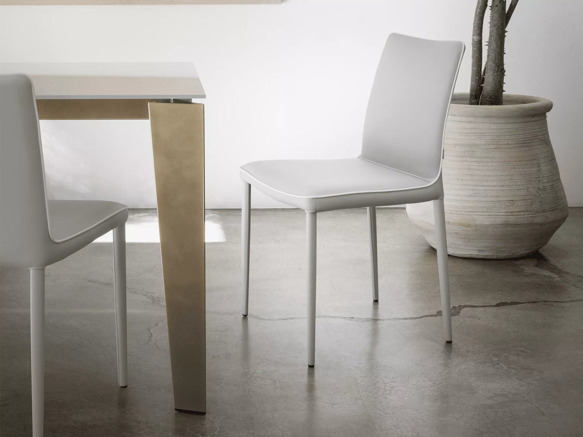 Bontempi Nata Dining Chair — manufacturer photograph; NATA_40-14TR516_CRUZ_01-87M328_C180S