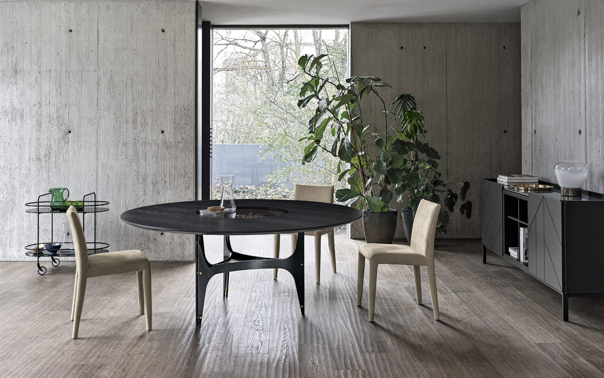 Bontempi Sofia Dining Chair — manufacturer photograph; UNIVERSE_52-48M327_M325_L038_C159_SOFIA_04-06TN002_PICA_CHIC_08-40M326_C158