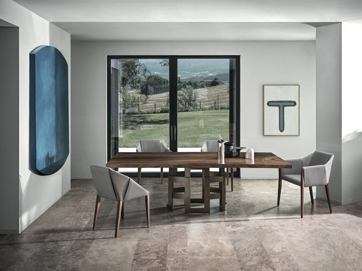 Bontempi Sveva Dining Chair — manufacturer photograph; SVEVA_34-07L006_PR05_TL001_SVEVA_34-06L006_PR05_TL001_IMPERIAL_52-67M028_L116