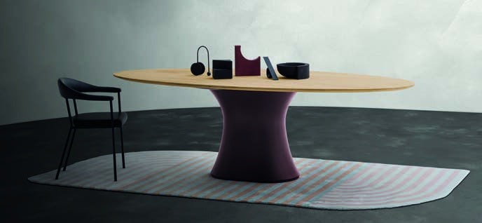 Devina Nais Table Top Daytona — tabletop shown on a separately supplied base
