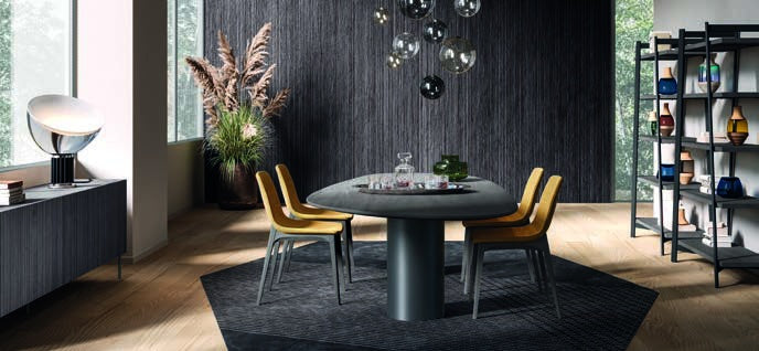 Devina Nais Table Top Stone — tabletop shown on a separately supplied base