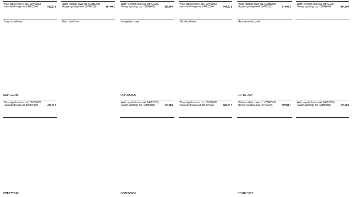 Ditre Italia Papilo outdoor — manufacturer article drawings and dimensions