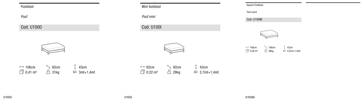 Ditre Italia Union soft — manufacturer article drawings and dimensions