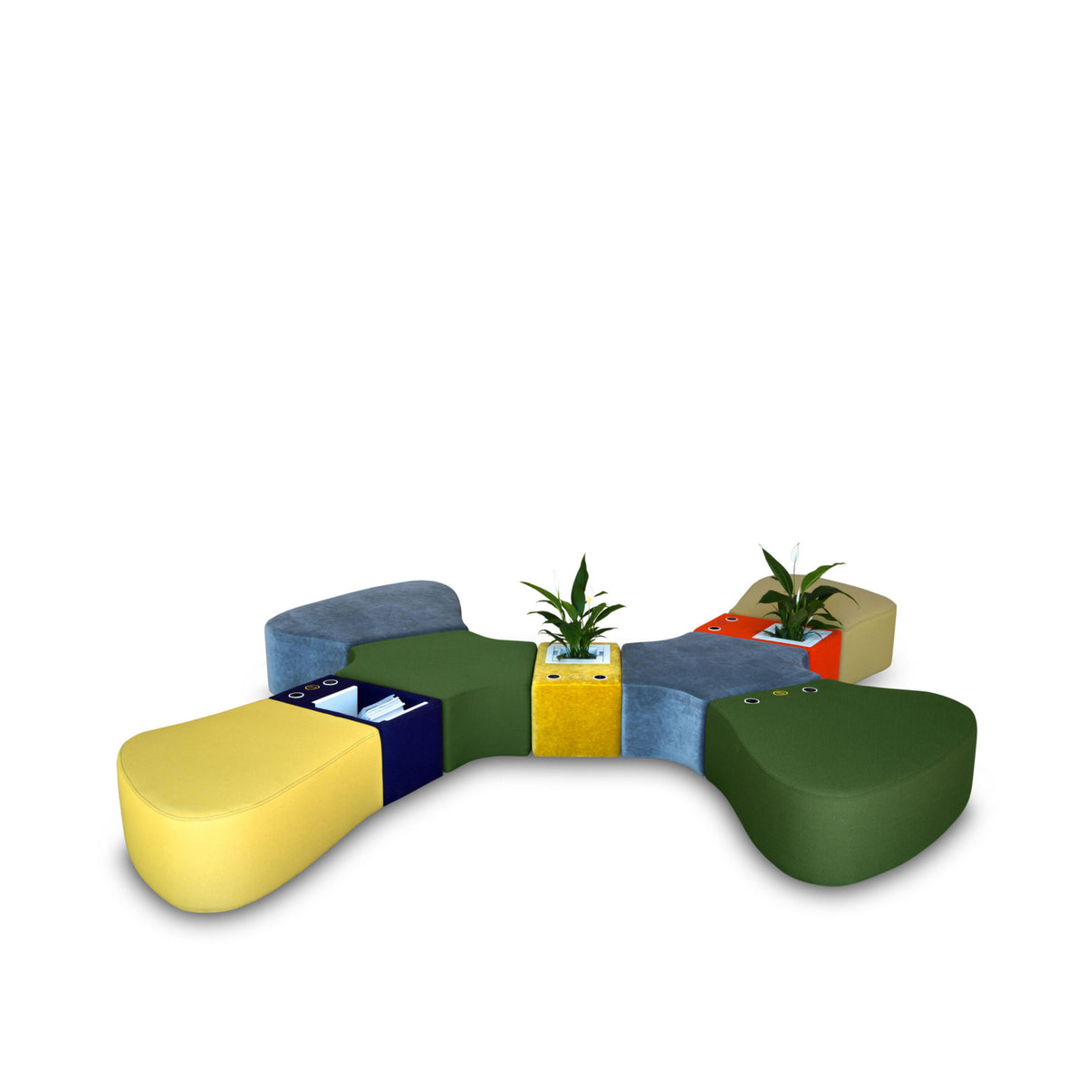 Adrenalina Sir-Pent Modular System – Pouf Modules | Adrenalina