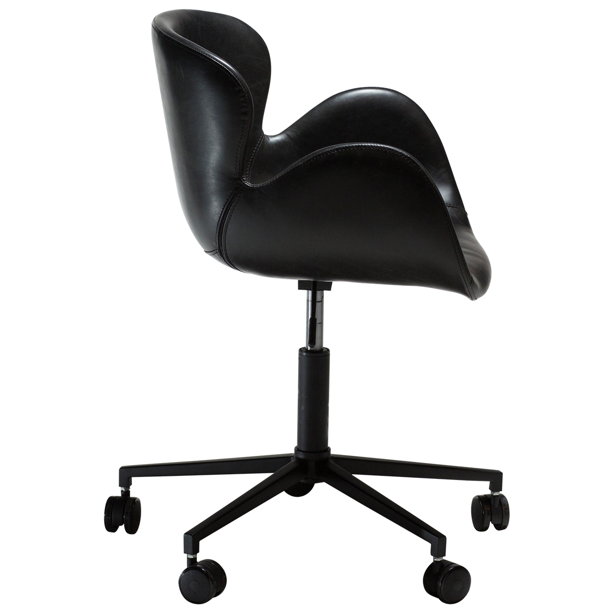 DAN-FORM Office Chair GAIA · Vintage black artificial leather · 3