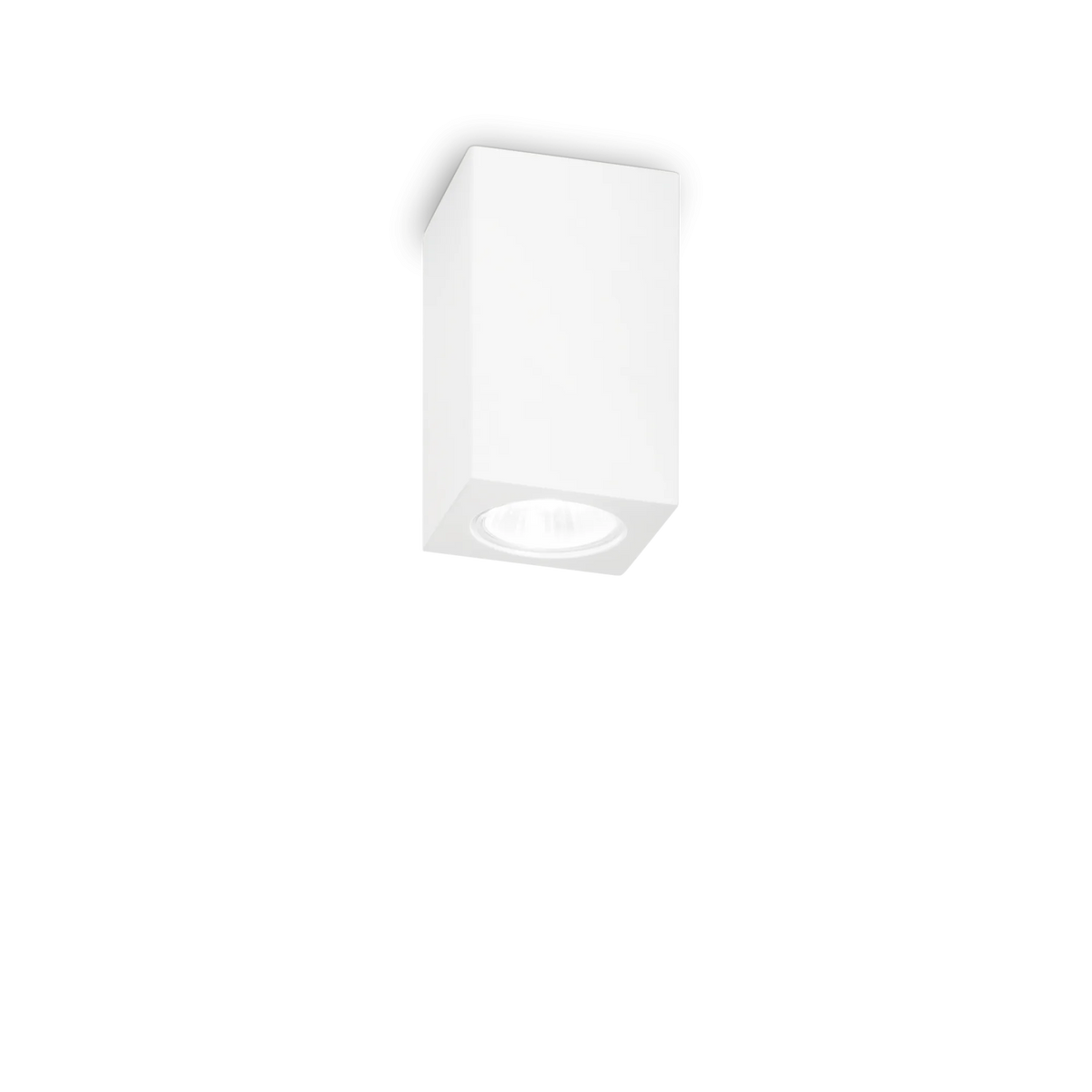 Ideal Lux Ceiling Light LOOK PL1 SQUARE D70 H110 GESSO — manufacturer article 155791