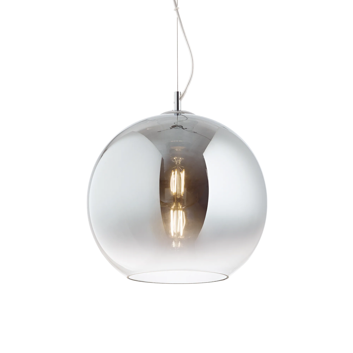 Ideal Lux Pendant Light NEMO SP1 D40 CROMO SFUMATO — manufacturer article 250359