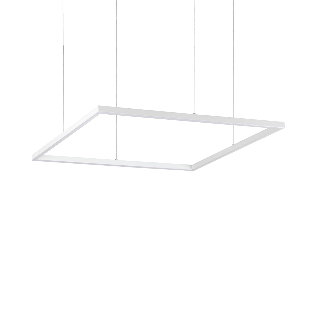 Ideal Lux Pendant Light ORACLE SLIM SP D070 SQUARE ON-OFF BI — manufacturer article 259178