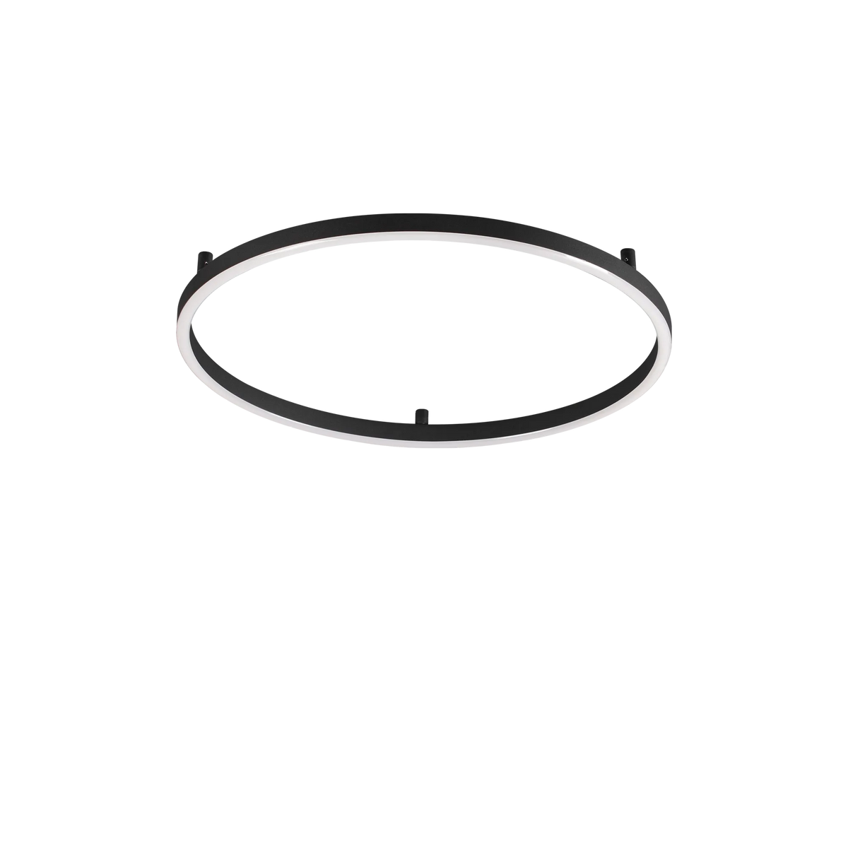 Ideal Lux Ceiling Light ORACLE SLIM PL D050 ROUND ON-OFF NE — manufacturer article 265988
