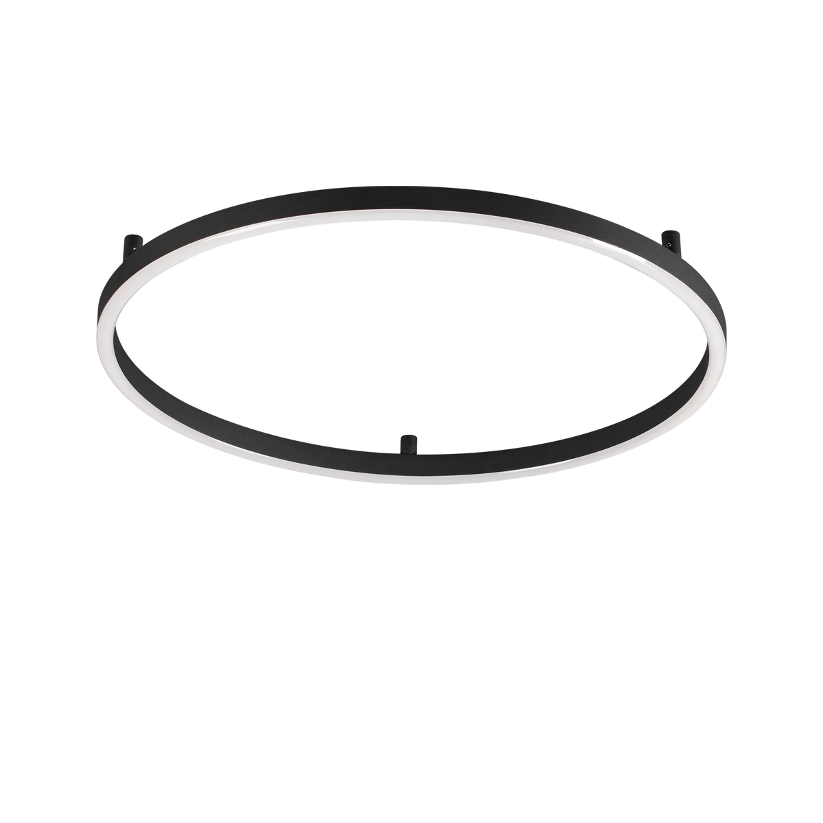 Ideal Lux Ceiling Light ORACLE SLIM PL D090 ROUND ON-OFF NE — manufacturer article 266022