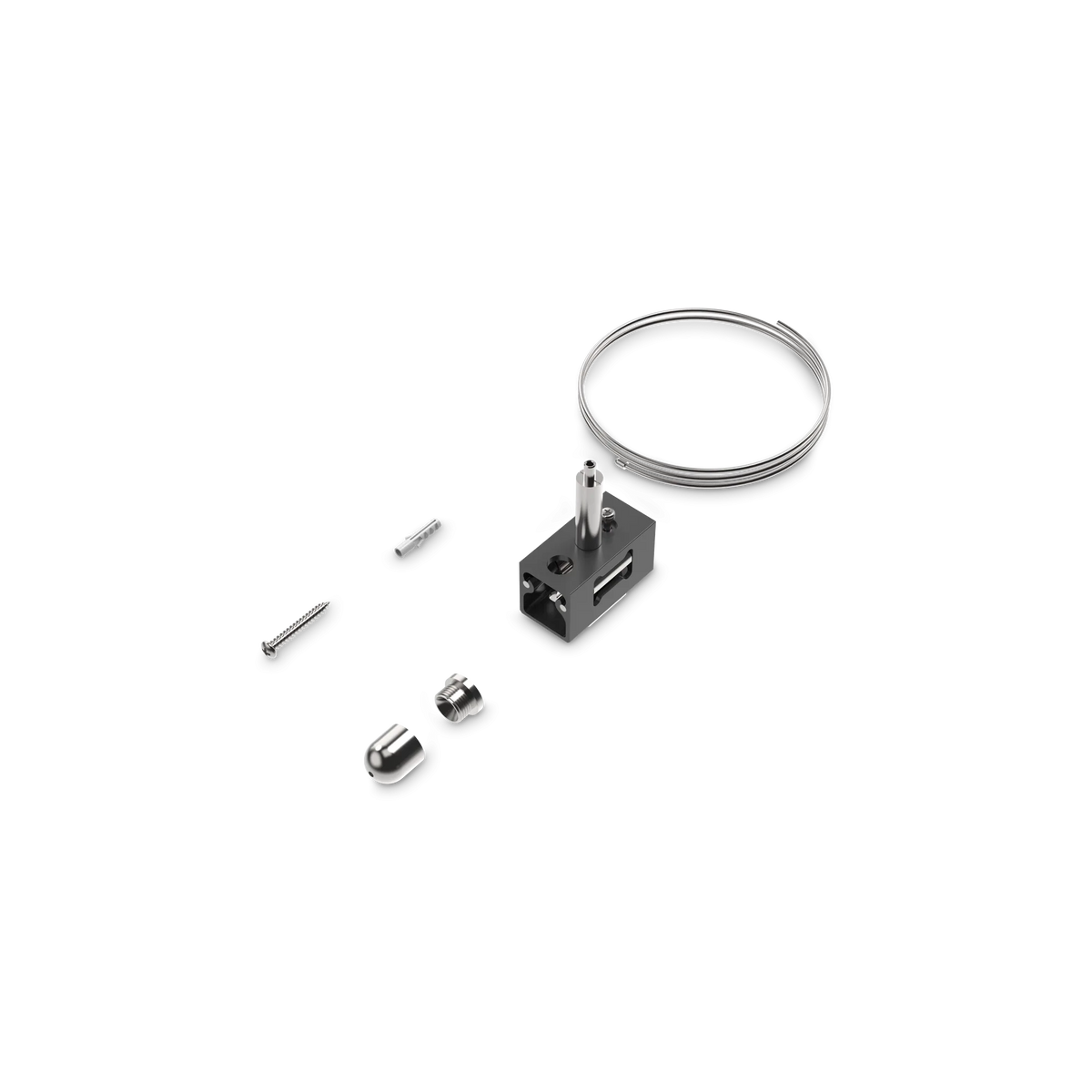 Ideal Lux Spotlight EGO BI-EMISSION KIT SOSPENSIONE 2 MT NE — manufacturer article 322490