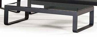 Idol&Furniture Coffee Table CAPRI — Anthracite — table detail crop with adjacent furniture