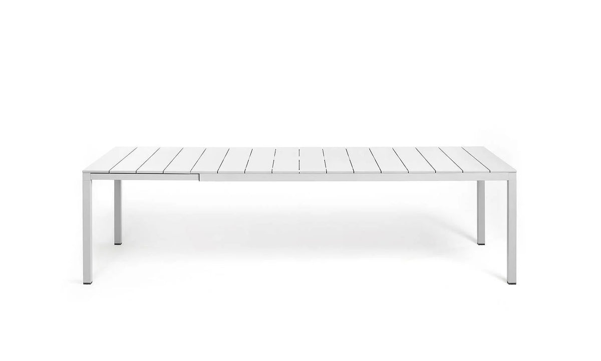 table Rio Alu 210 Ext. bianco