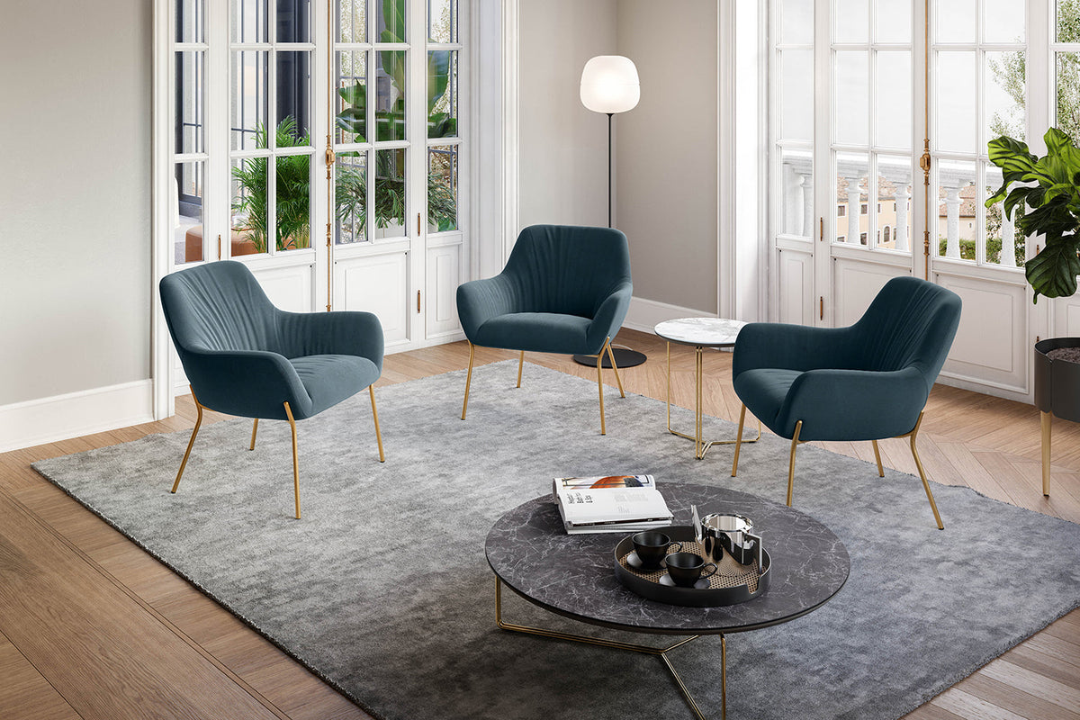 Quadrifoglio City Déco chair, cantilever base