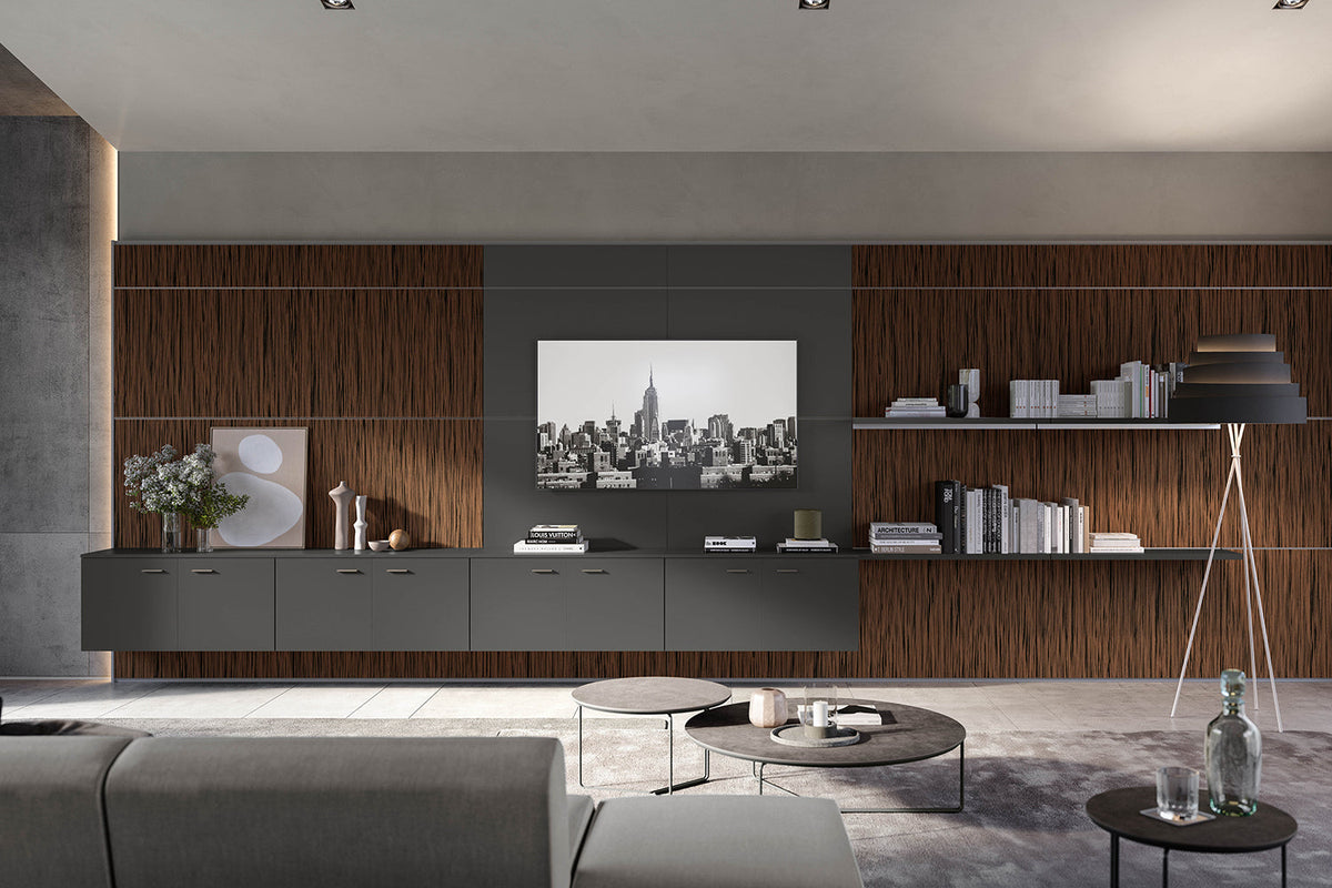 Quadrifoglio P1 Boiserie wall paneling W 303 × H 227 cm